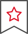 Flag with a Star in Featured on it Icon