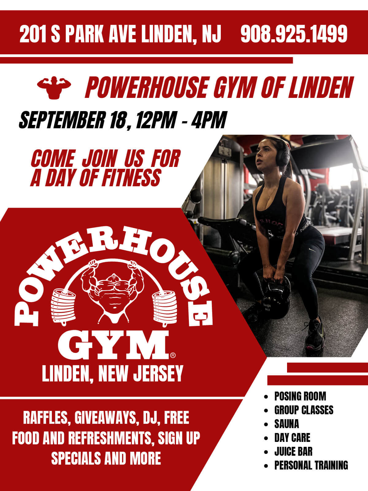 An Image of the Linden, NJ Powerhouse Gym Location