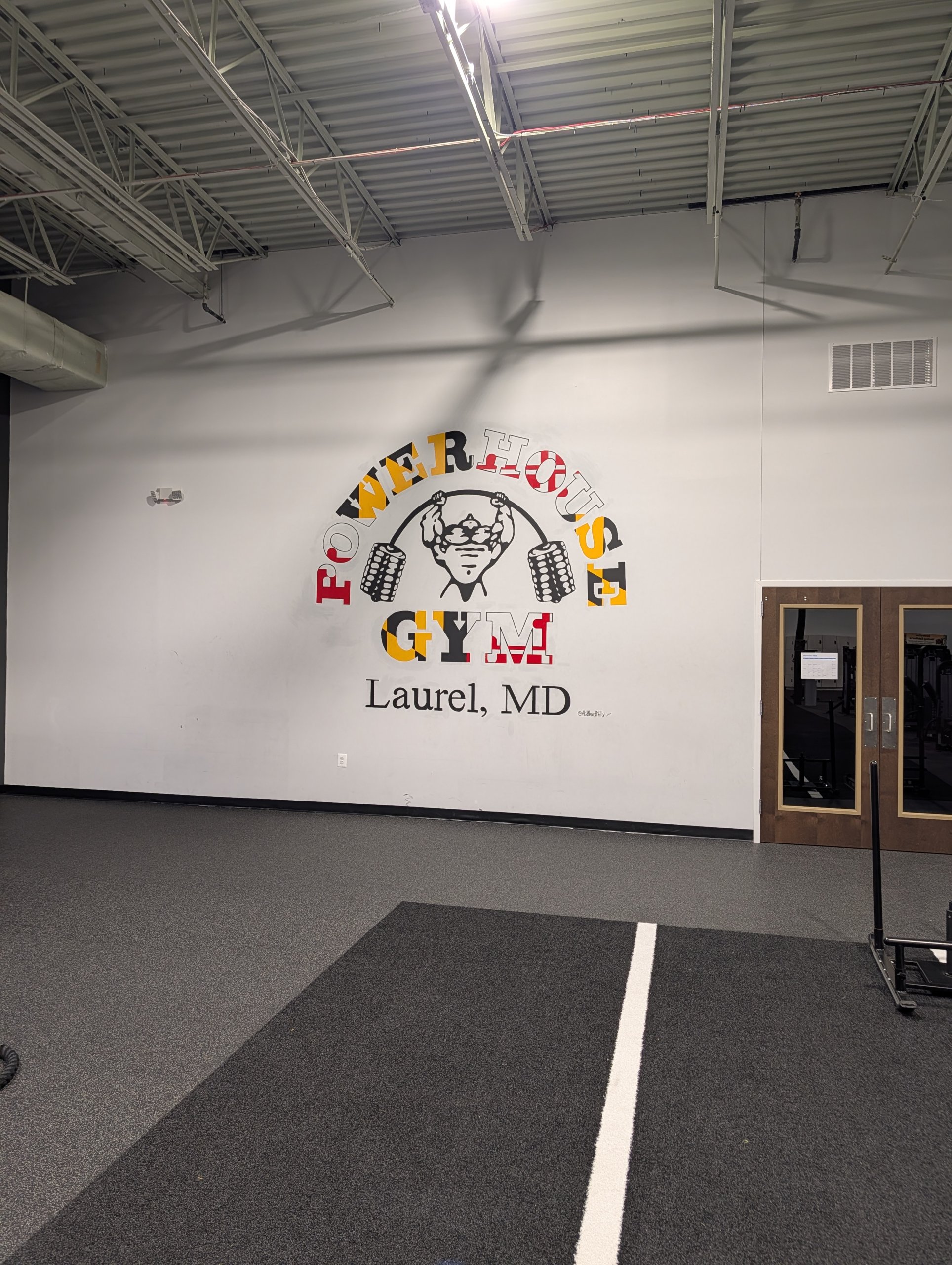 An Image of the Laurel, MD Powerhouse Gym Location